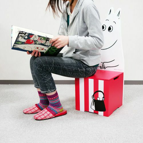 Wooden BOX chair (Moominmama) <order item> [not eligible for wrapping]