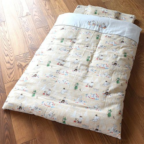 MOOMINBABY 9-piece baby futon set (sunny beige) <order item> [not eligible for wrapping]