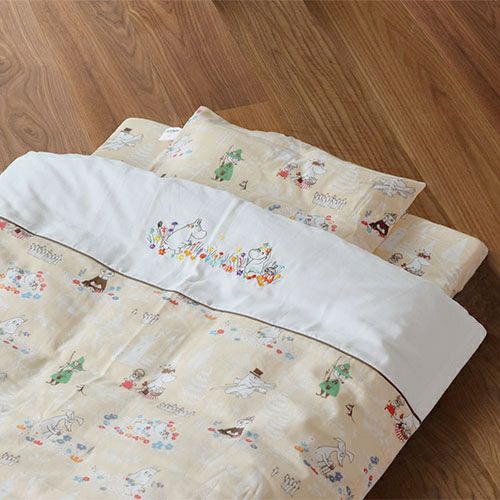 MOOMINBABYベビーふとんミニ7点セット（サニーベージュ）＜取り寄せ品＞【ラッピング対象外】