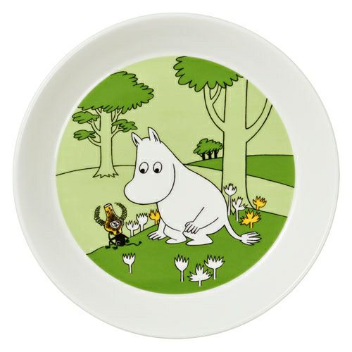MOOMIN ARABIA Plate (Moomin/Green)