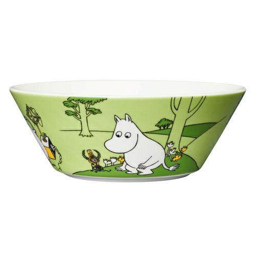 MOOMIN ARABIA ボウル（ムーミン/グリーン）