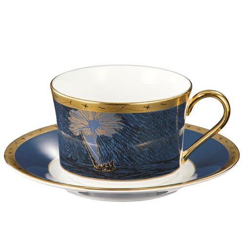 Noritake cup &amp; saucer (Moominpappa goes to the sea) TG93686