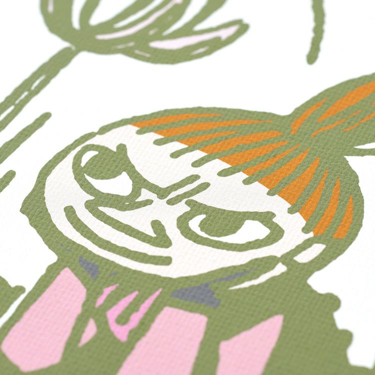 Canvas panel (30 x 30cm/green) <Order item>