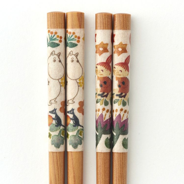 Herbarium 筷子礼品一对木盒筷子套装 MM2100842H