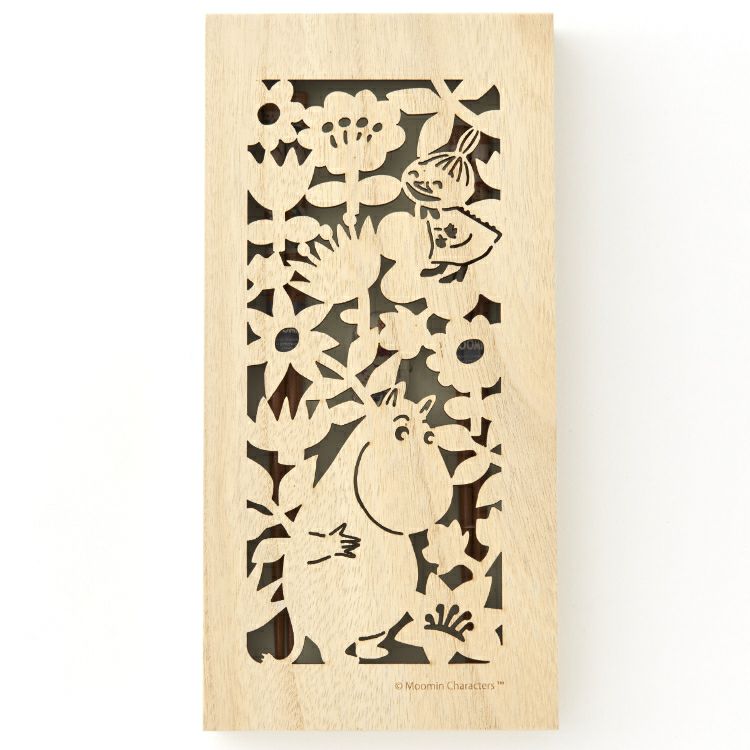Herbarium 筷子礼品一对木盒筷子套装 MM2100842H
