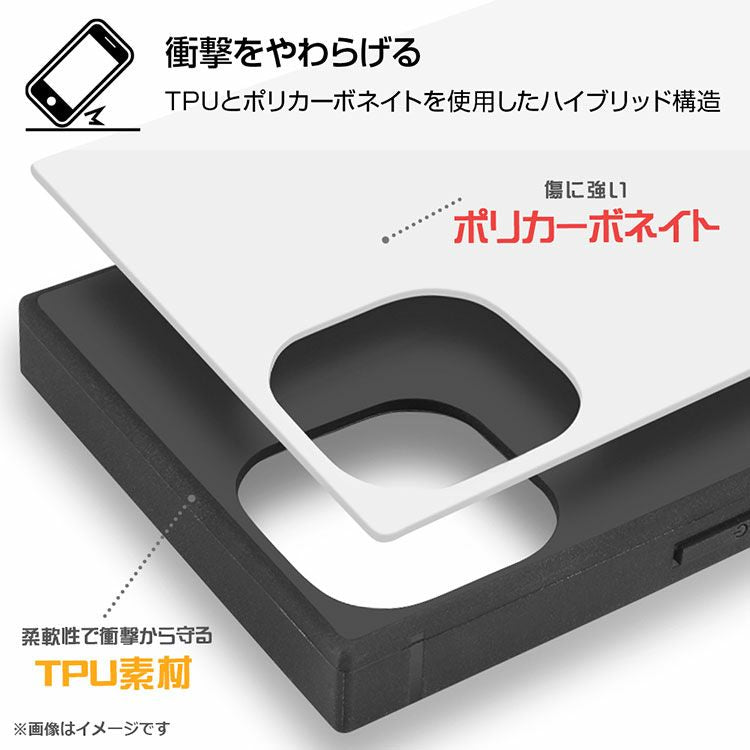 Shockproof Hybrid Case KAKU [Compatible with iPhone 13 Pro Max] (MOOMIN OUTDOORS/Mountains Green) IQ-AP33K3TB/MT9