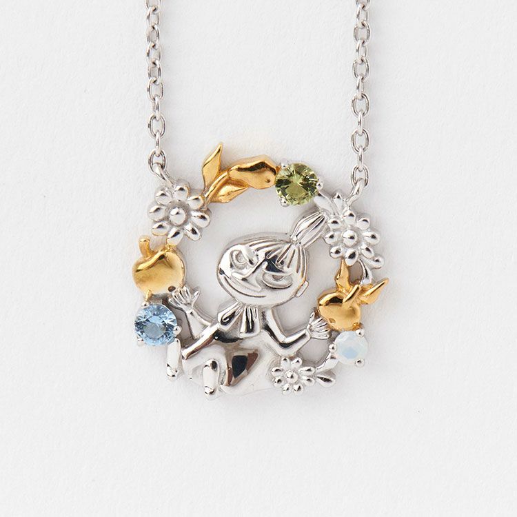 Silver pendant (Little My/Fruit wreath) MLNSK0002 <Order item>