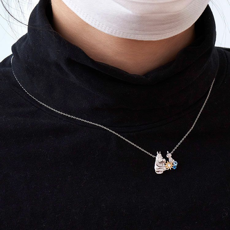 スターシルバーペンダント（ムーミン＆リトルミイ）MLNSK0001＜取り寄せ品＞