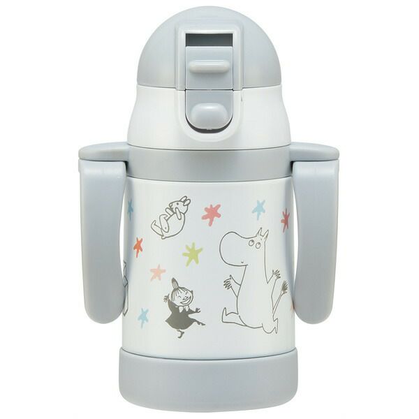Ultra-light two-handed straw stainless steel bottle (MOOMINBABY/Star) STWM3