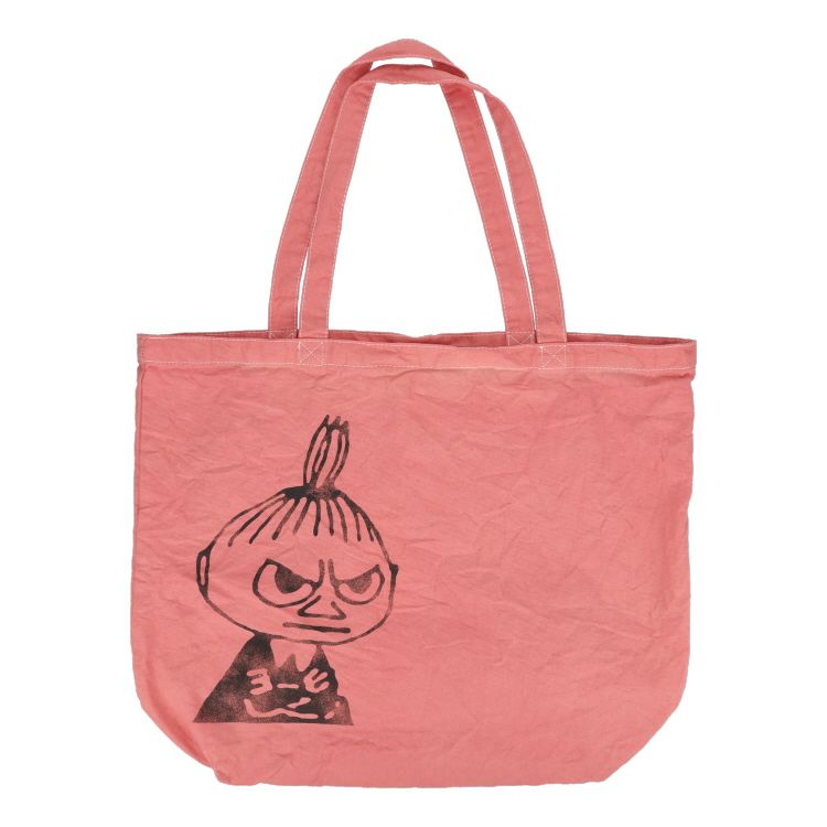 Piece-dyed tote L size (Little My/Salmon pink) MM8040