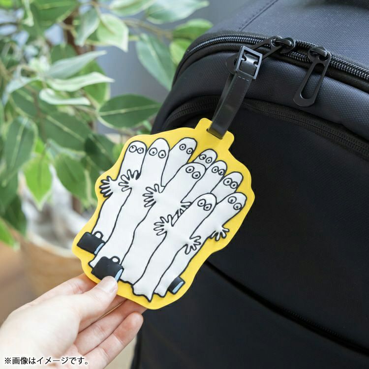 Rubber luggage tag (Nyoronyoro/YE) 6318
