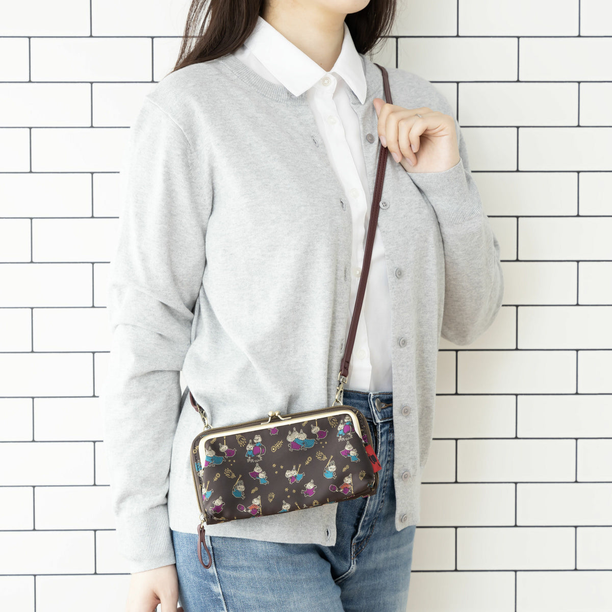 Jacquard wallet shoulder (Doodle/BR) MM7861