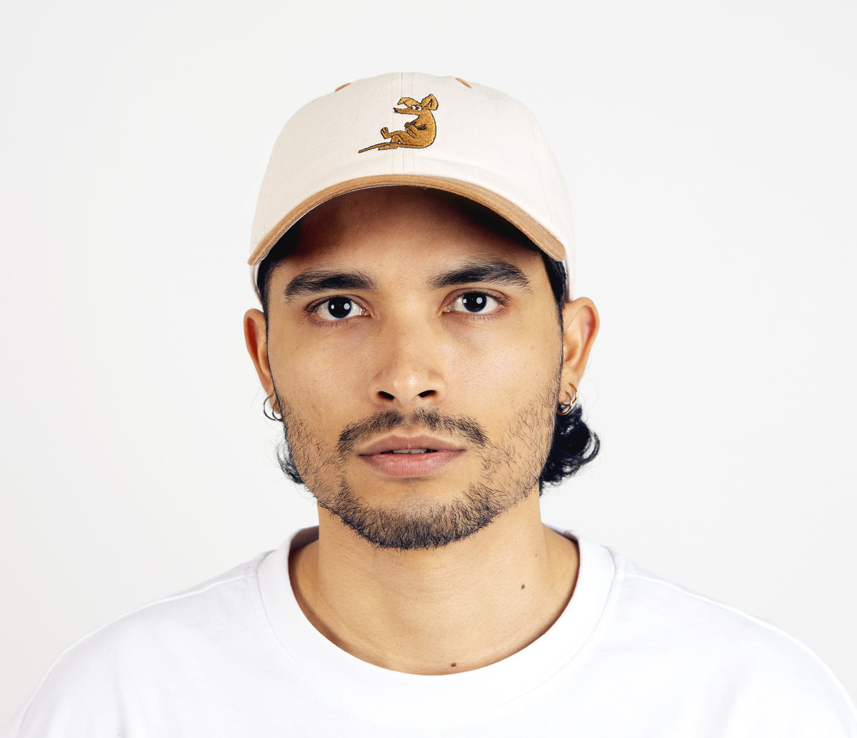 Nordicbuddies Double Color Cap (Sniff/Beige &amp; Brown) SNIFF90A