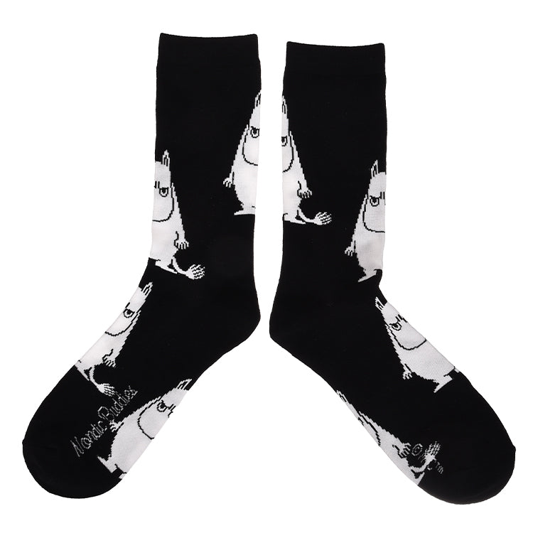 Nordicbuddies Classic Socks (Angry Moomin/Black) MOOMIN36S
