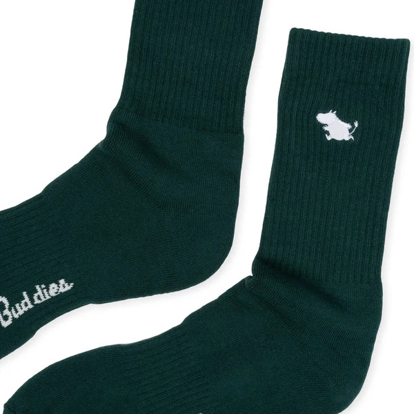 NordicBuddies アクティブソックス（グリーン）MOOMIN35F