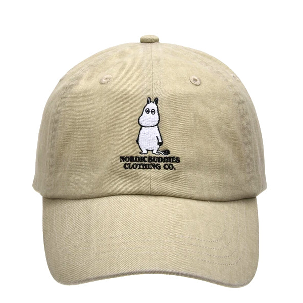 NordicBuddies ウォッシュドダディキャップ（ベージュ/ムーミン）MOOMIN90K