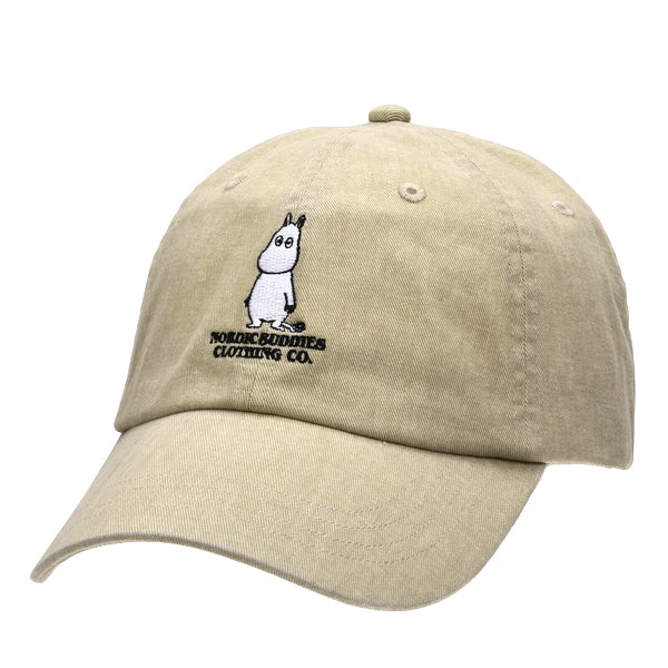 NordicBuddies ウォッシュドダディキャップ（ベージュ/ムーミン）MOOMIN90K
