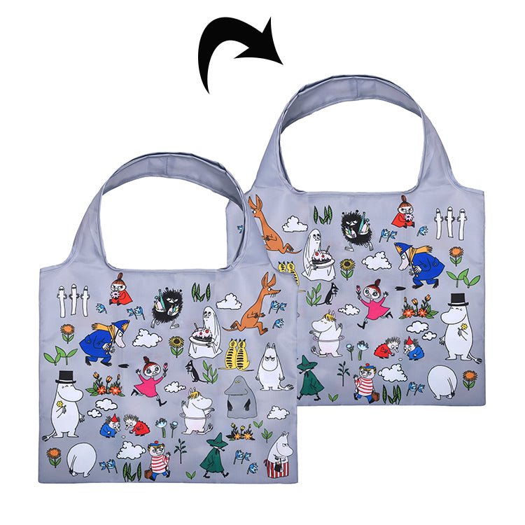 Nordicbuddies ショッピングバッグ（オールスター/グレー）MOOMIN122C