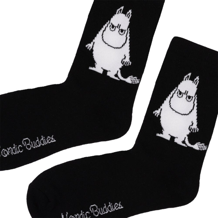 NordicBuddies クラシックソックス（アングリームーミン/ブラック）MOOMIN20S