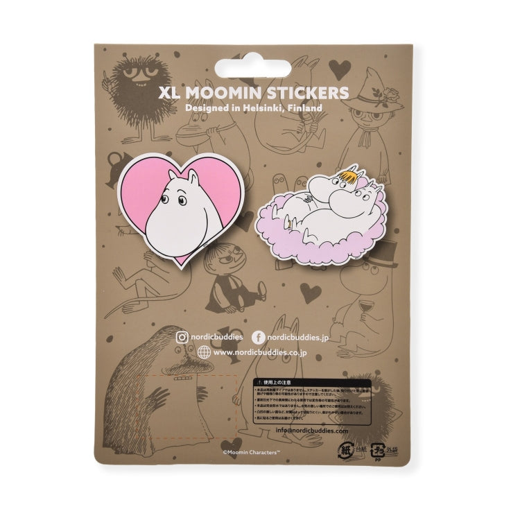 NordicBuddies ステッカーセット（ハート/雲）MOOMIN67J