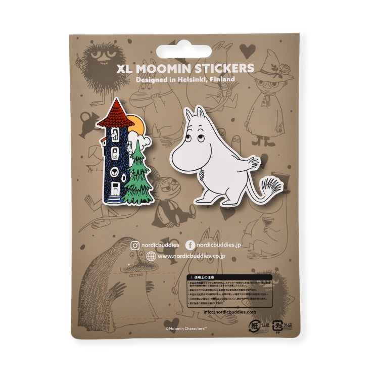 NordicBuddies ステッカーセット（ムーミンやしき/ムーミン）MOOMIN67K