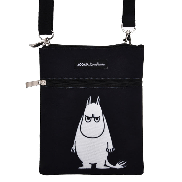 NordicBuddies クラシックネックバッグ（アングリームーミン/ブラック）MOOMIN7P