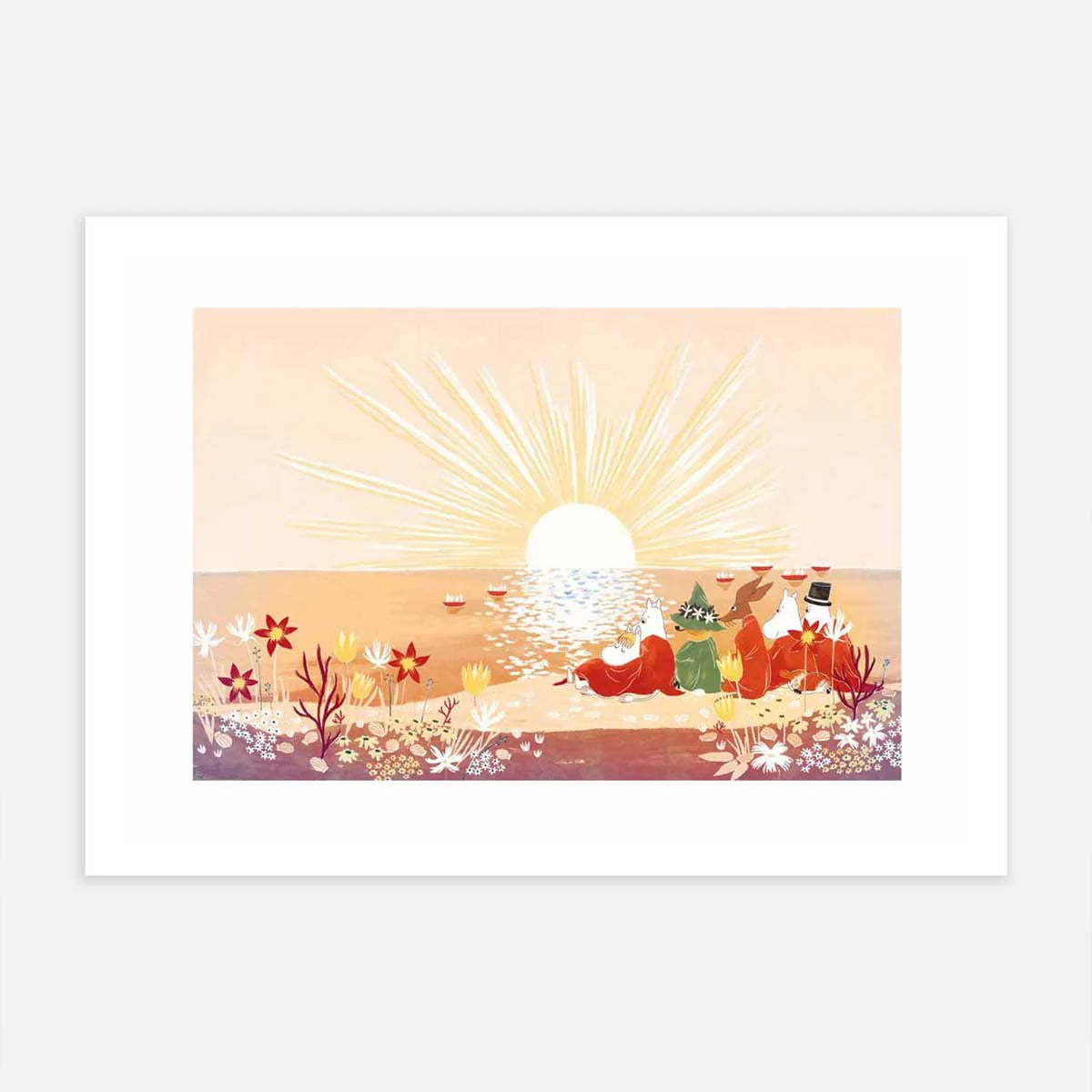 ムーミン グッズ POSTERY ポスター（Moomin Sunset by the Sea）PTR040004