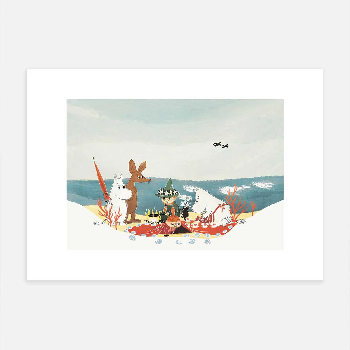 ムーミン グッズ POSTERY ポスター（Moomin Picnic by the Sea）PTR040005
