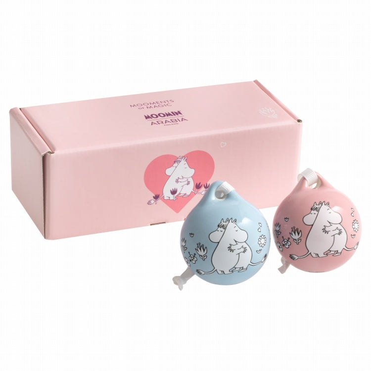 MOOMIN ARABIA ミニオーナメント 2個セット（LOVE/ピンク&ブルー）1086927