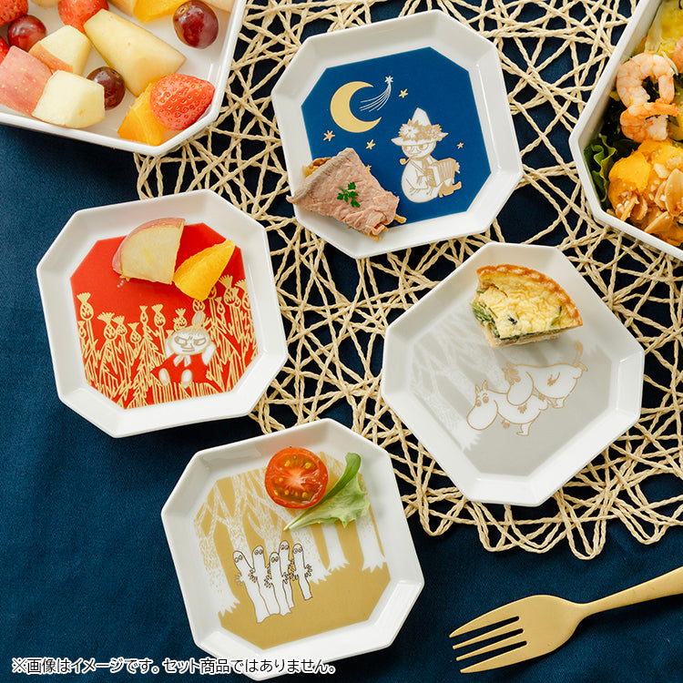 11cm square plate (Moomin) MM9701-511