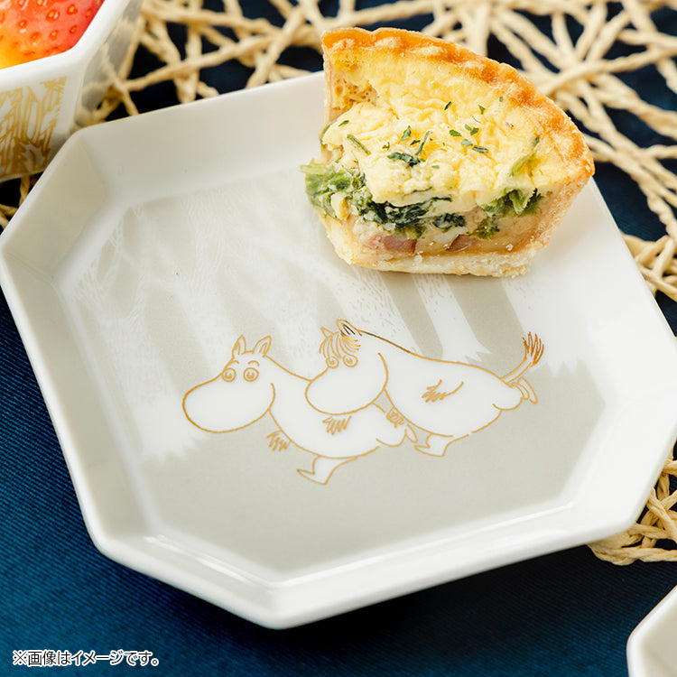 11cm square plate (Moomin) MM9701-511