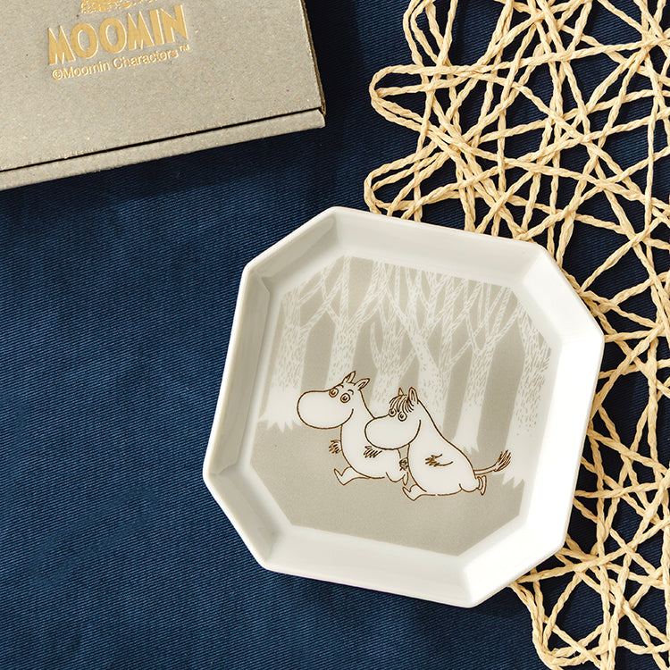 11cm square plate (Moomin) MM9701-511