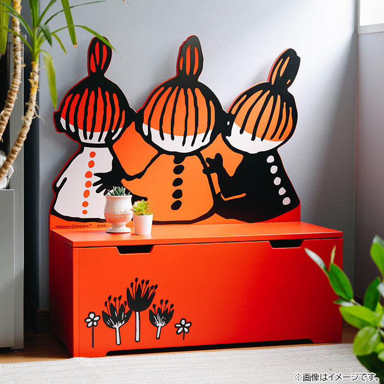 Wooden box bench (Little My siblings) [Official limited edition] [Not eligible for gift wrapping]