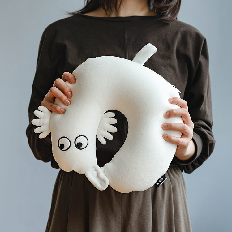2in1枕 ネックピロー＆クッション（ニョロニョロ）7142MC31