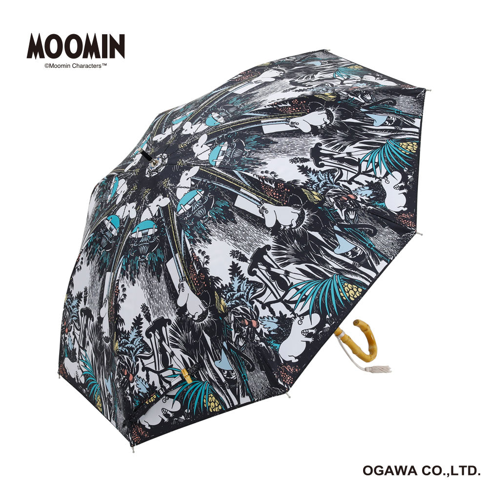 晴雨两用长伞（姆明一家/黑色）56212 [不接受礼品包装]