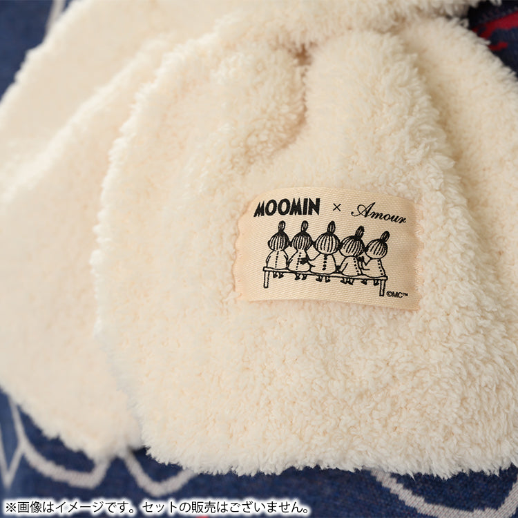 10月下旬頃お届け予定＊【Amour × MOOMIN】モールヤーン ネックウォーマー（A/アイボリー）MOR159-64284＜予約商品＞