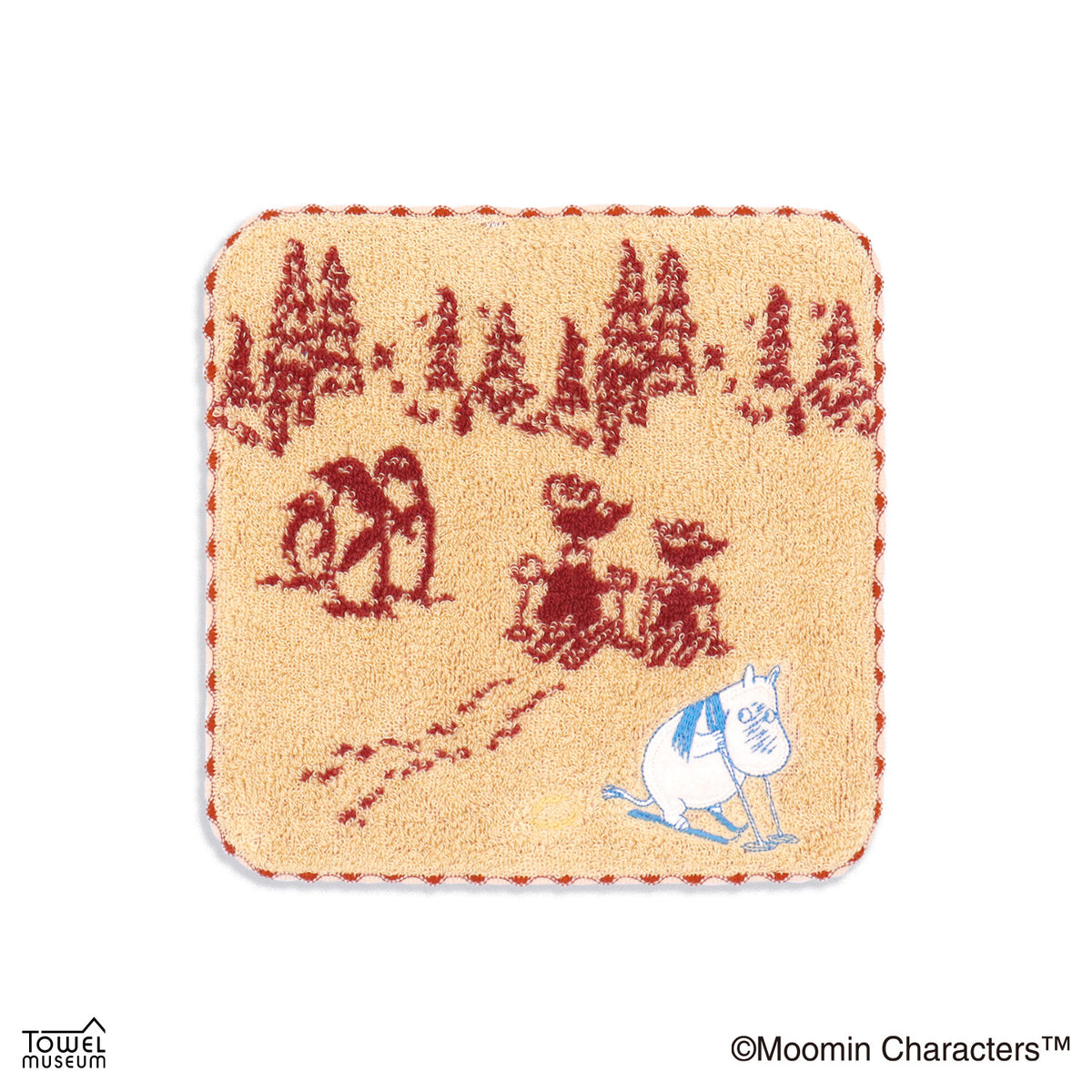 タオルハンカチ（Moominvalley Winter Games/YE）47-0600065Y