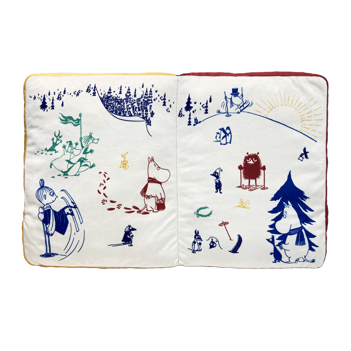 11月上旬頃お届け予定＊ブック型クッション（Moominvalley Winter Games/AS）＜予約商品＞