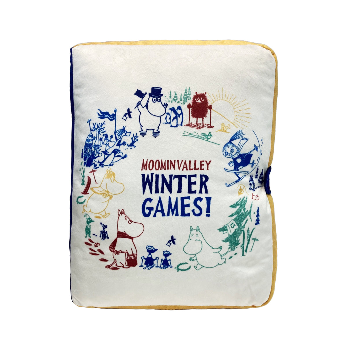 11月上旬頃お届け予定＊ブック型クッション（Moominvalley Winter Games/AS）＜予約商品＞