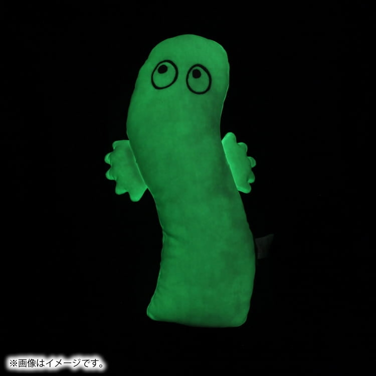 6月下旬頃お届け予定＊蓄光ダイカットクッション（ニョロニョロ/上目遣い）＜予約商品＞