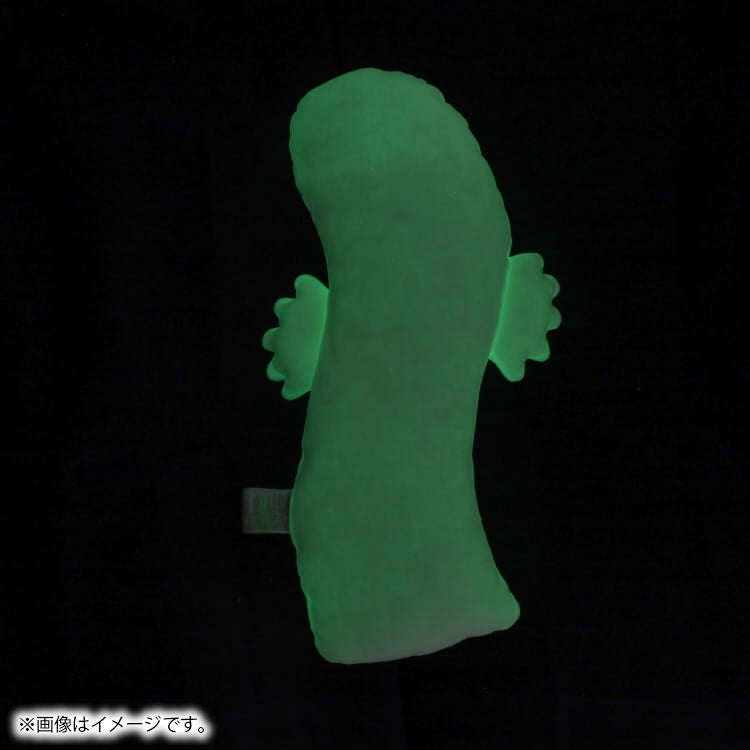 6月下旬頃お届け予定＊蓄光ダイカットクッション（ニョロニョロ/上目遣い）＜予約商品＞