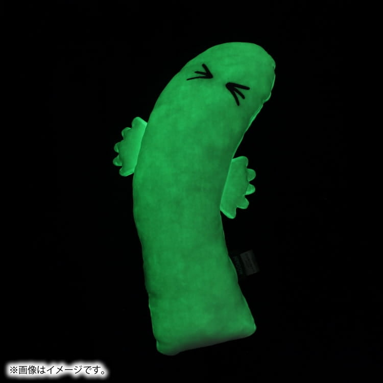 6月下旬頃お届け予定＊ニョロニョロ 蓄光ダイカットクッション 3種セット＜予約商品＞
