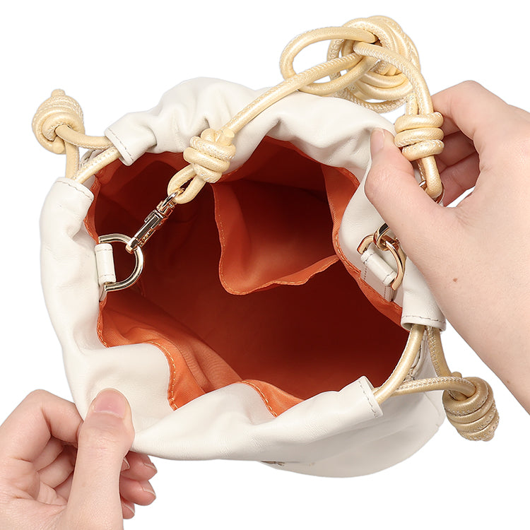 Drawstring pouch (off white) 30001