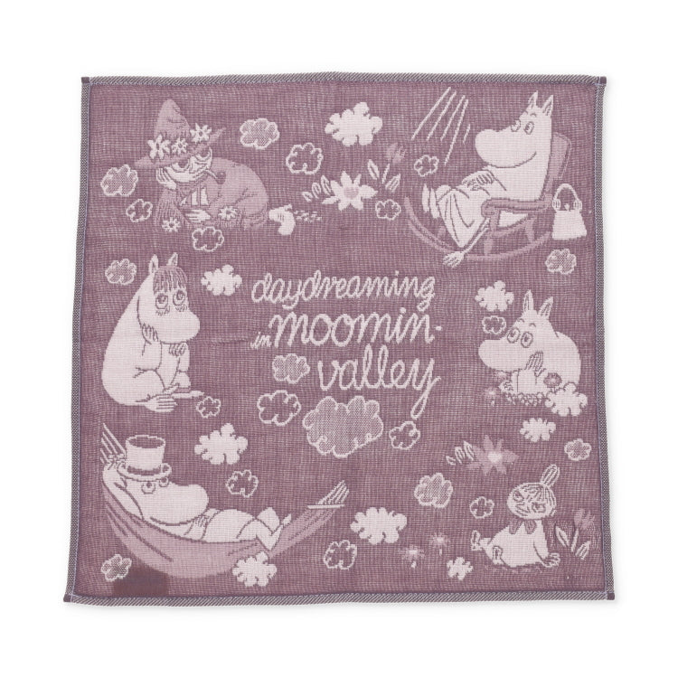 三重ガーゼハンカチ（daydreaming in moominvalley/グレー）28406521C