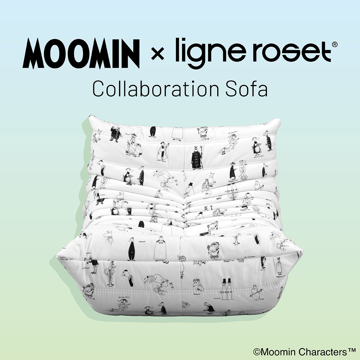 MOOMIN Riviera ロゼトーゴ 1人掛けソファ【代引・同梱不可】【ラッピング対象外】【キャンペーン対象外】