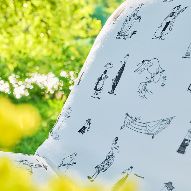 MOOMIN Riviera ロゼカラン 1人掛けソファ（タイプ1/スチールレッグ/ブラック）【代引・同梱不可】【ラッピング対象外】【キャンペーン対象外】