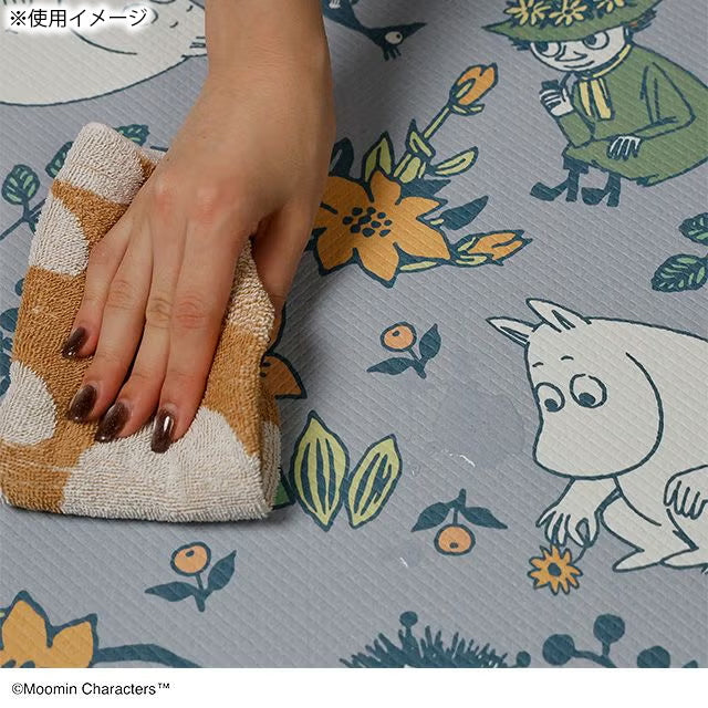 キッチンマット180cm（ムーミンと草花）1455047200