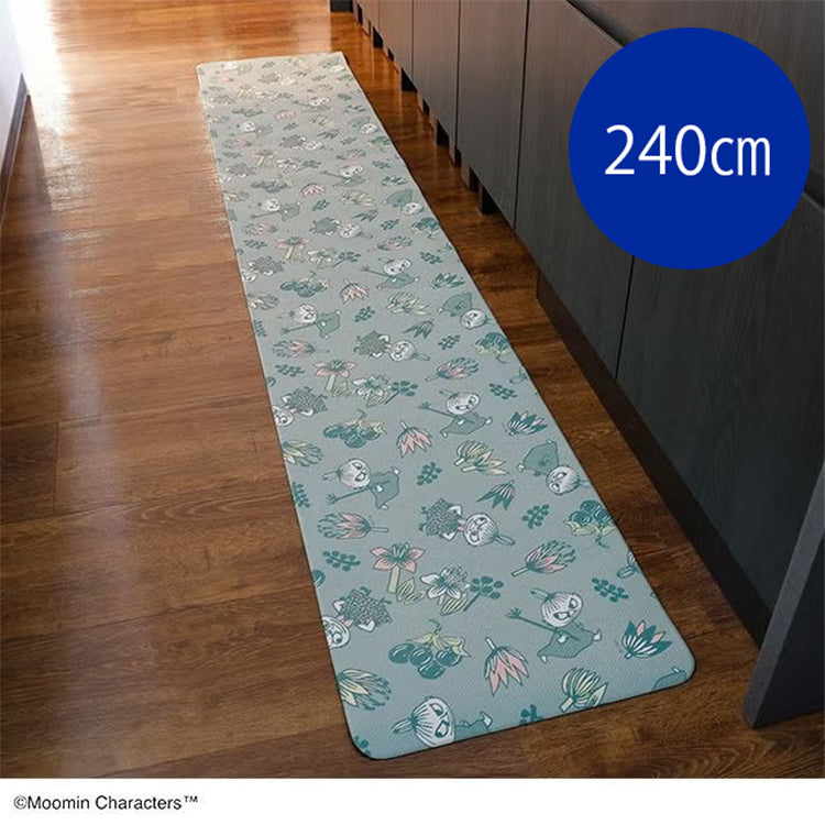 キッチンマット240cm（リトルミイ/ボタニカルグリーン）1455047600