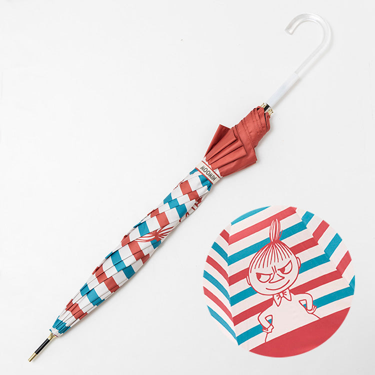 晴雨两用长柄伞 (Little My/Border/Red) TW25L7640 [不接受礼品包装]