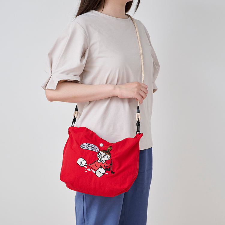 Embroidered 2way bag (Red/Little My) RMPK-02
